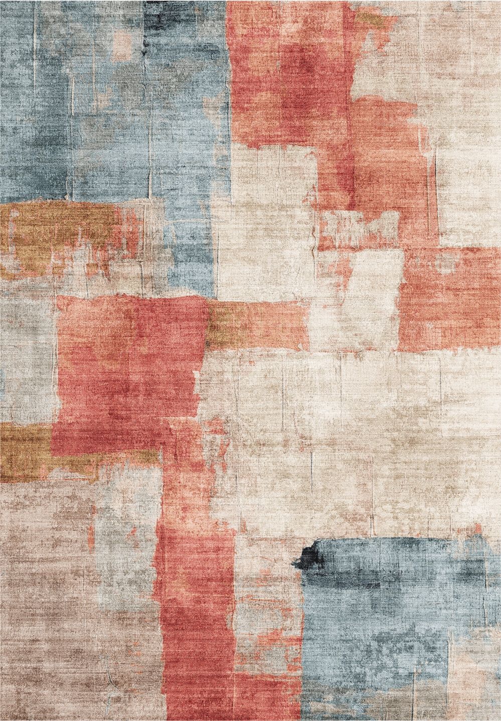 Toucan - 5' X 7' Washable Non - Slip Area Rug - Ivory Multi