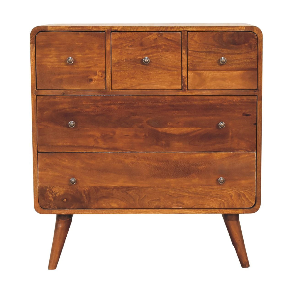 3 Over 2 Curved Chest - Brown