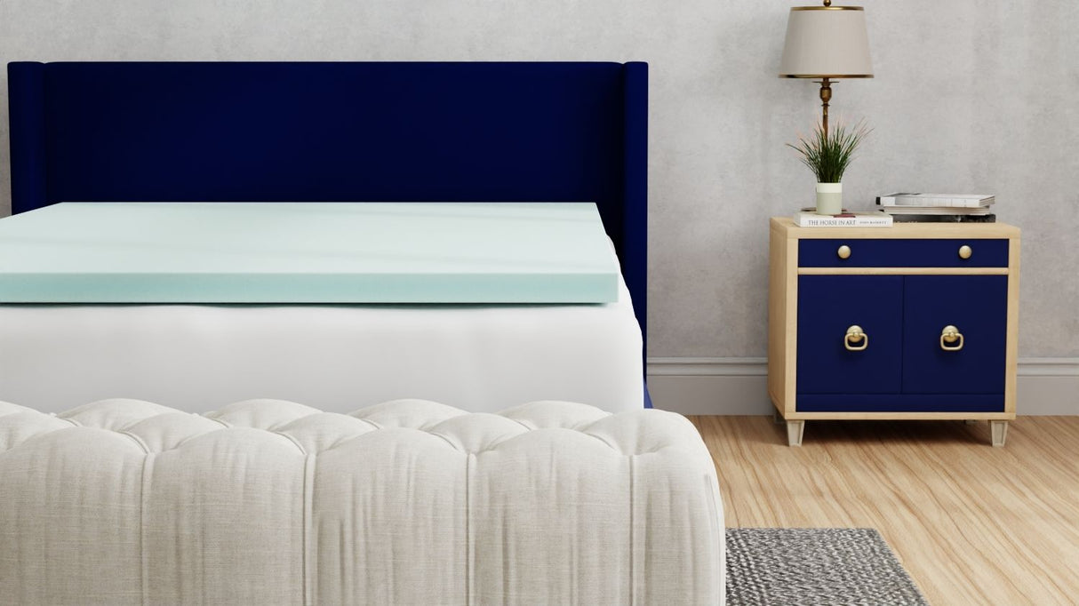 3" Gel Plush Memory Foam Cooling Mattress Topper