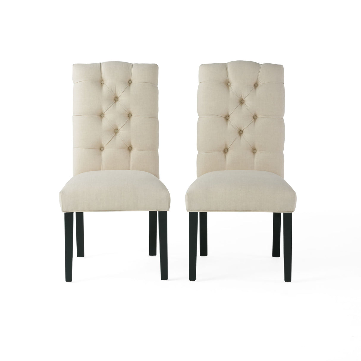 Harding - Tufted Dining Chair (Set of 2) - Natural