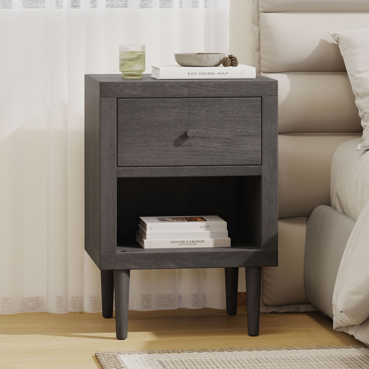 Nystrom - Single Drawer Nightstand