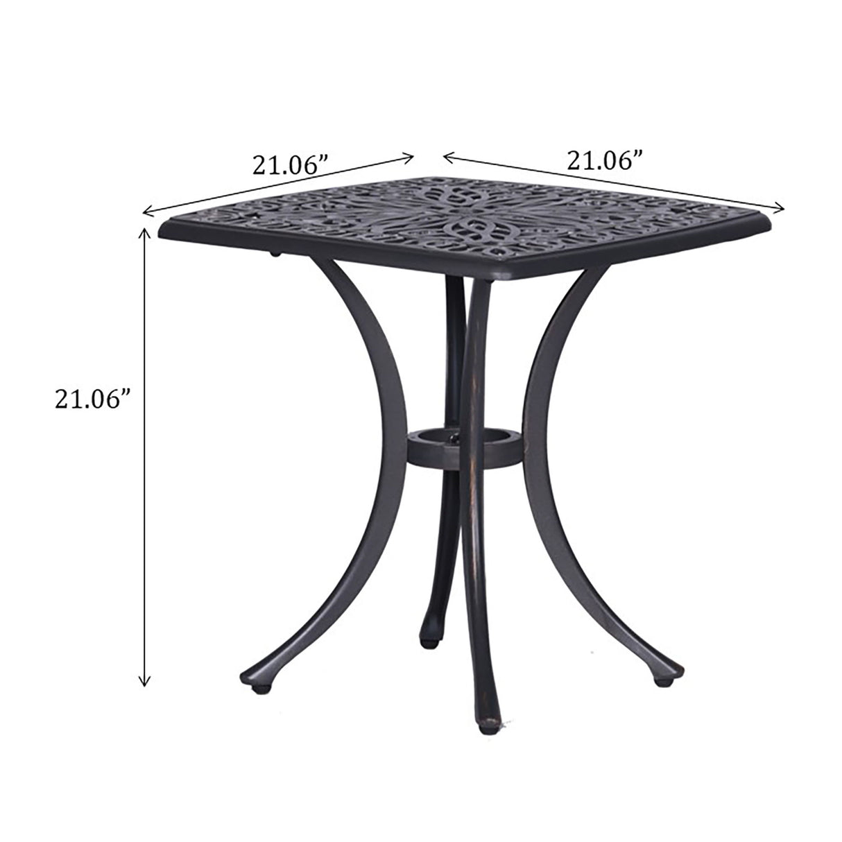 End Table - Gunmetal
