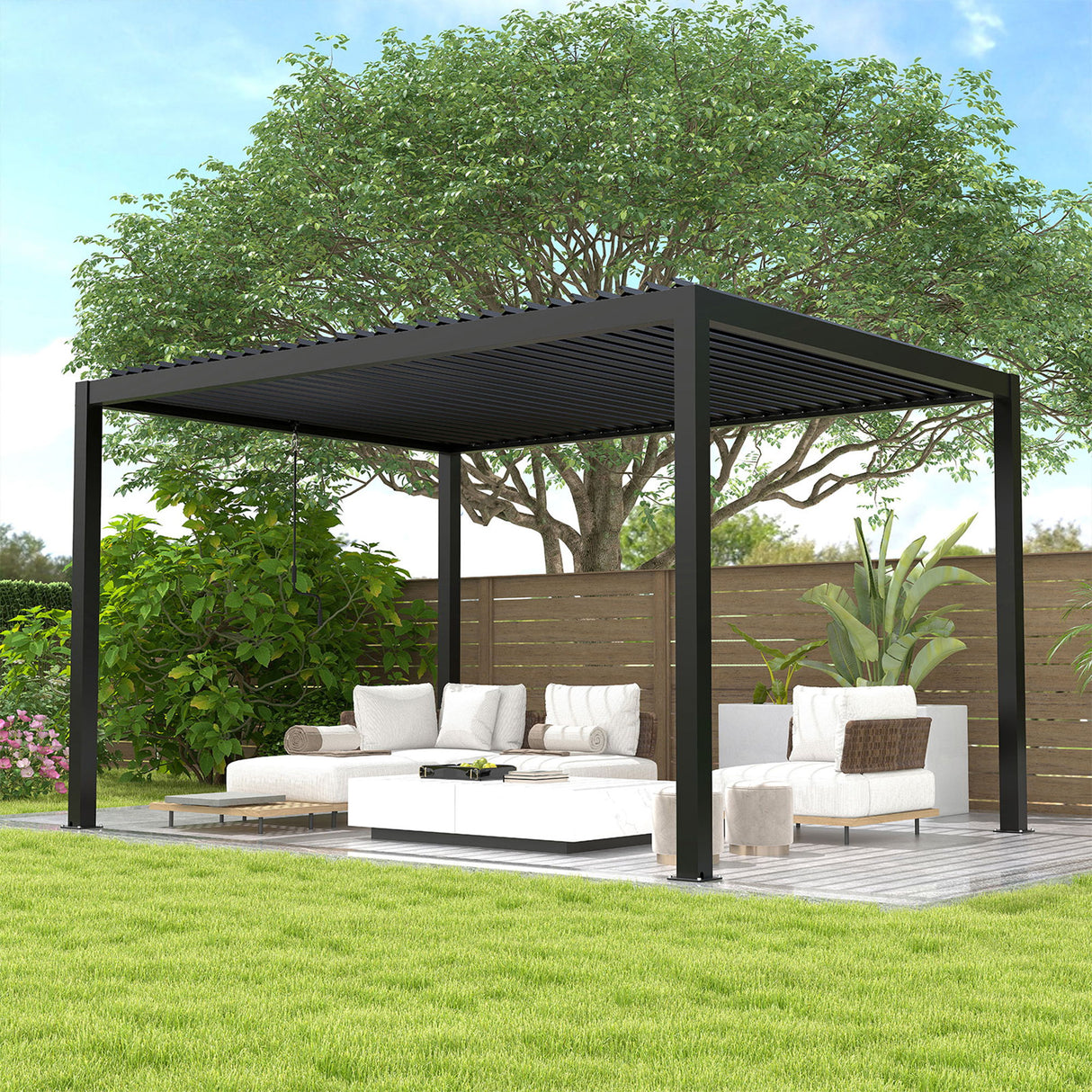 Premium Louver Pergola Aluminium Frame & Louvers