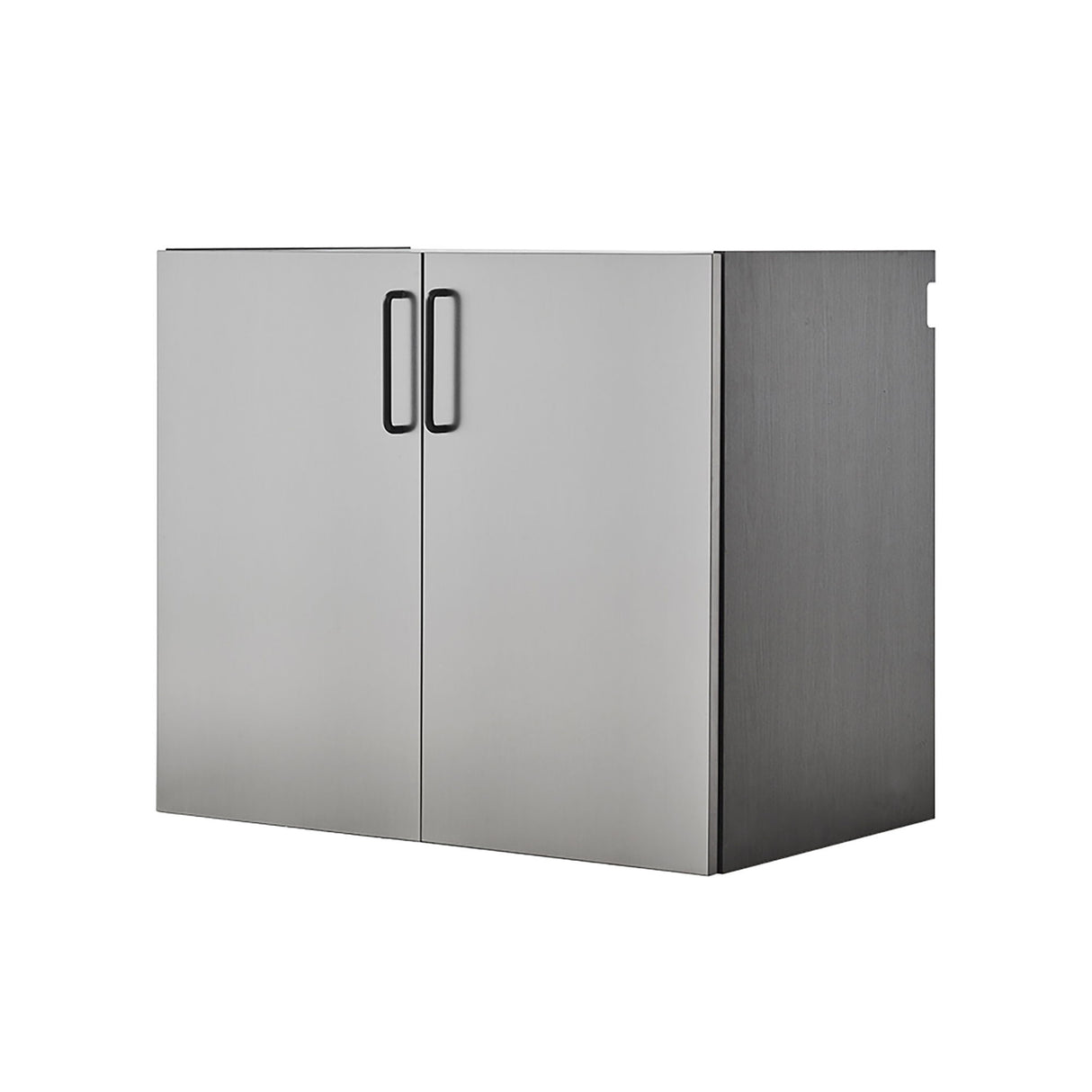 Astro Series - Metal Wall Mounted Base Door Storage Cabinet - Metallic Gray
