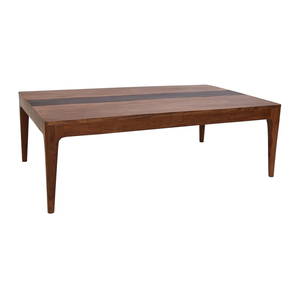 Wood Dining Table - Natural Wood / Brown