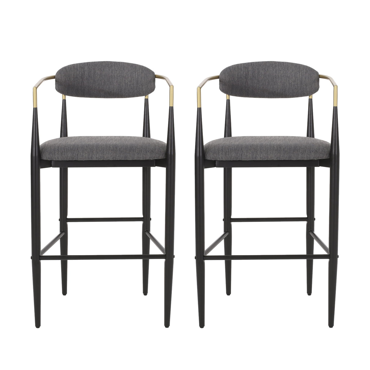 Counter Height Upholstered Barstools (Set of 2)