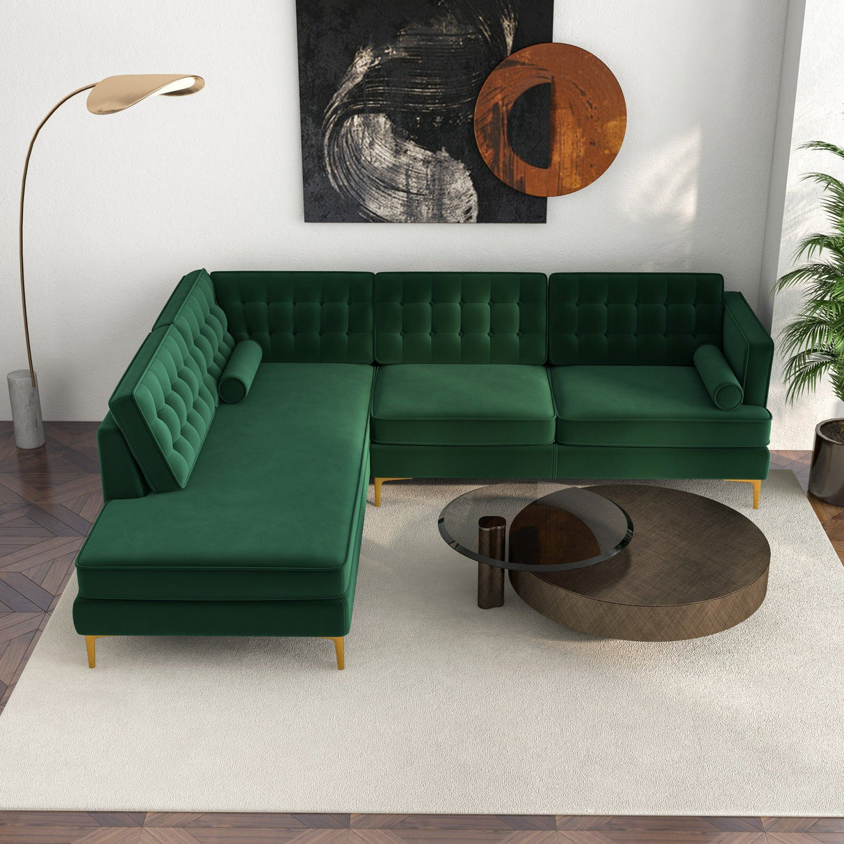 Christian - Mid-Century Modern Design Sectional Sofa