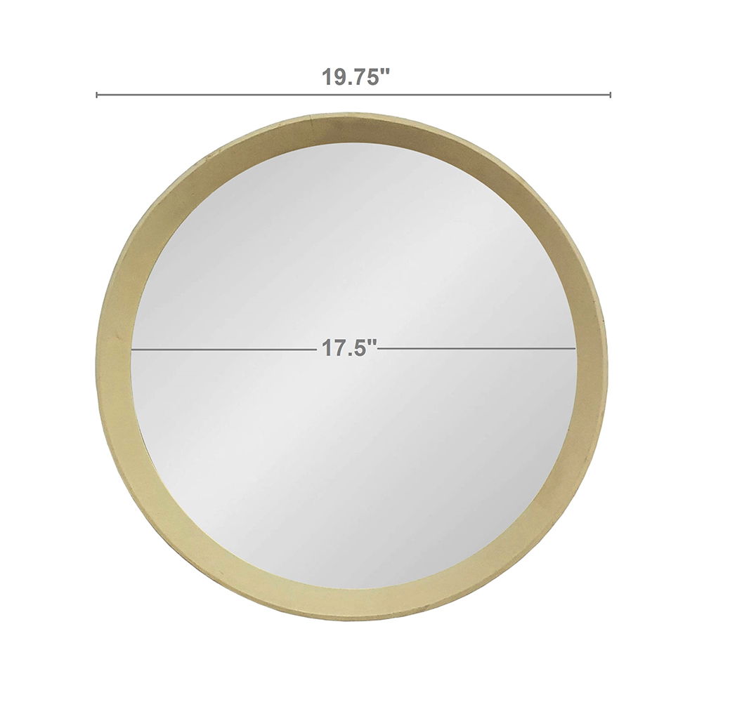 Transitional Decor Style Wall Mirror Decor With Frame For Bathroom