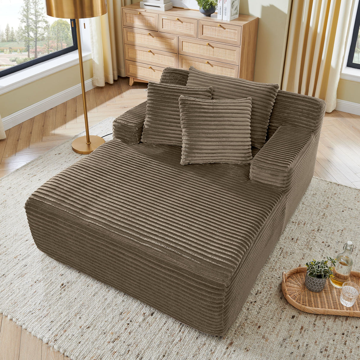 Modern Single Lazy Sofa Lounge Chair With High Density Foam