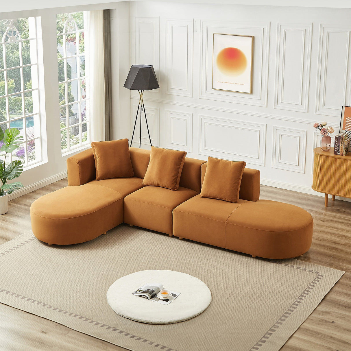 Orby - Stylish Sectional Sofa
