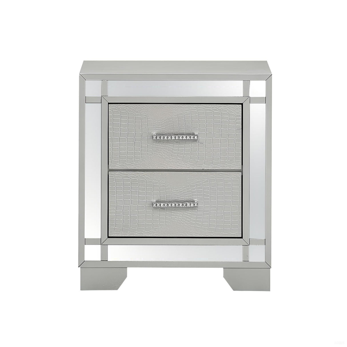 Madison - Nightstand - Silver Champagne