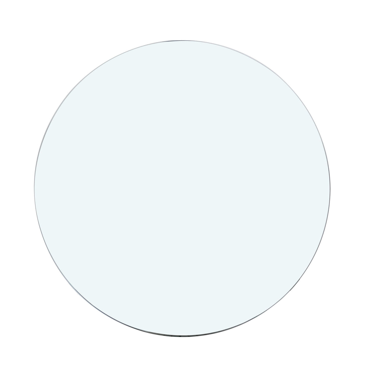Round Tempered Glass Table Top