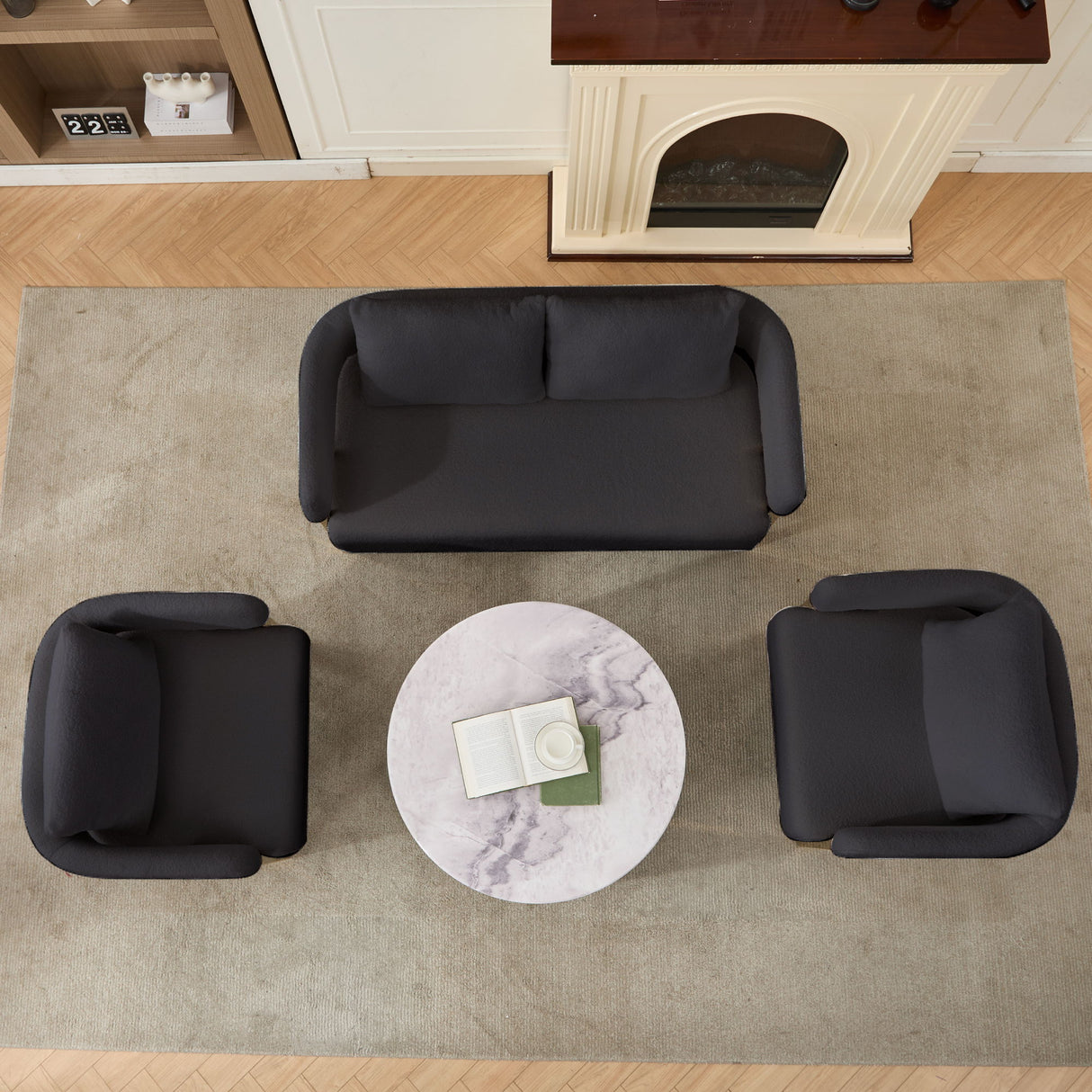 Decorative Upholstered Side Chair For Living Room