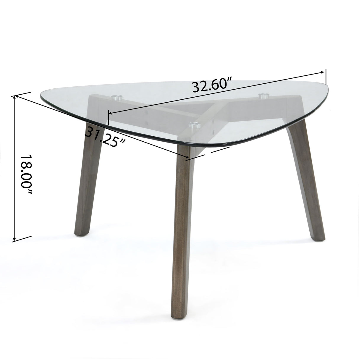 Modern Coffee Table With Wood Construction And Compact Design