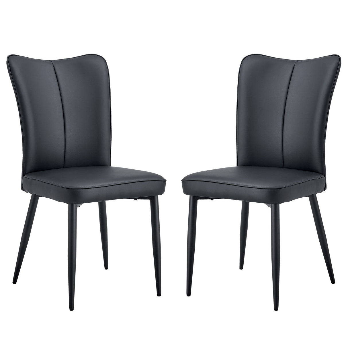 Minimalist Style Minimalist Dining Chairs With Metal Legs
