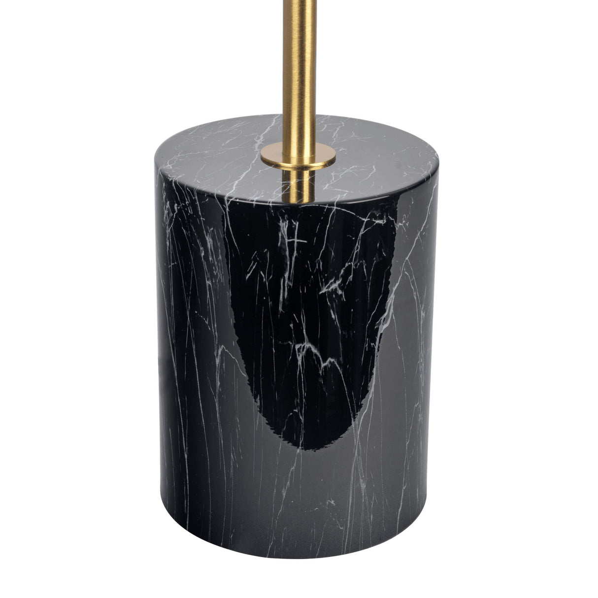 Nova - Hydro Table Lamp With On / Off Switch Double Lamp - Black / Gold / Marble