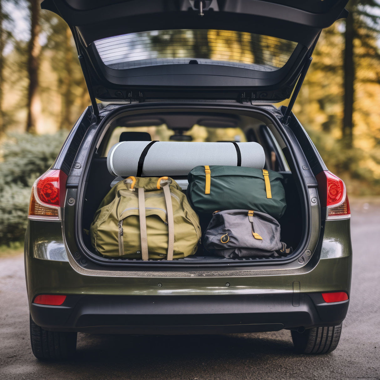 Memory Foam Camping Mattress, Foldable, Portable Comfort With Water Resistant Cover