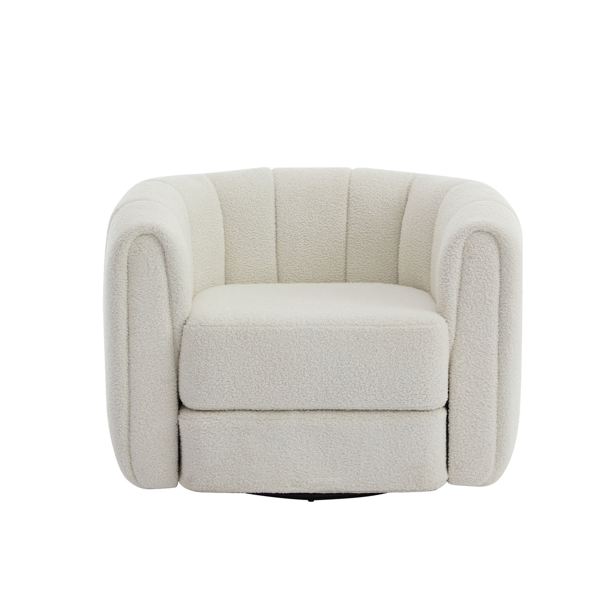 Swivel Accent Chair Wide Upholstered For Living Room