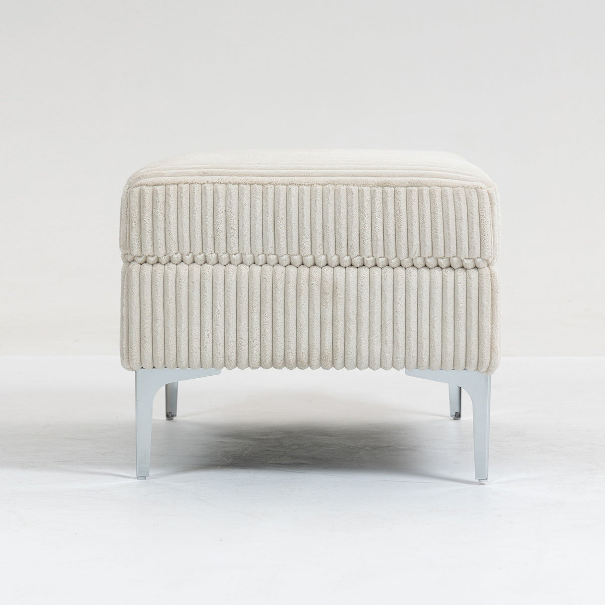 Modular Sectional Sofa Square Storage Ottoman