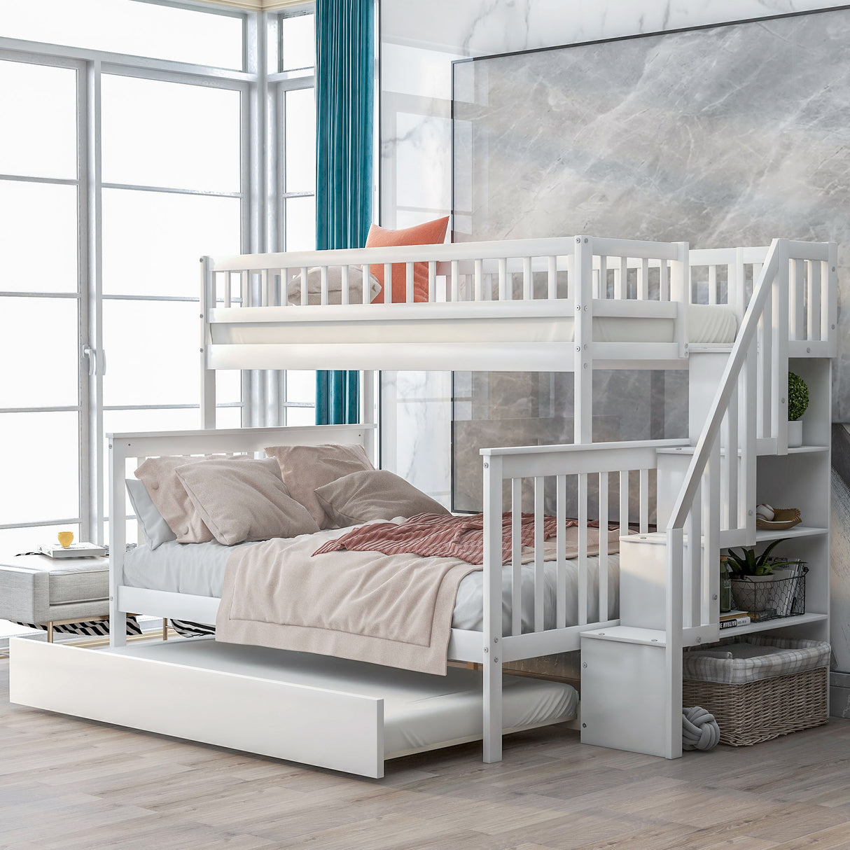 Bunk Bed With Staircase