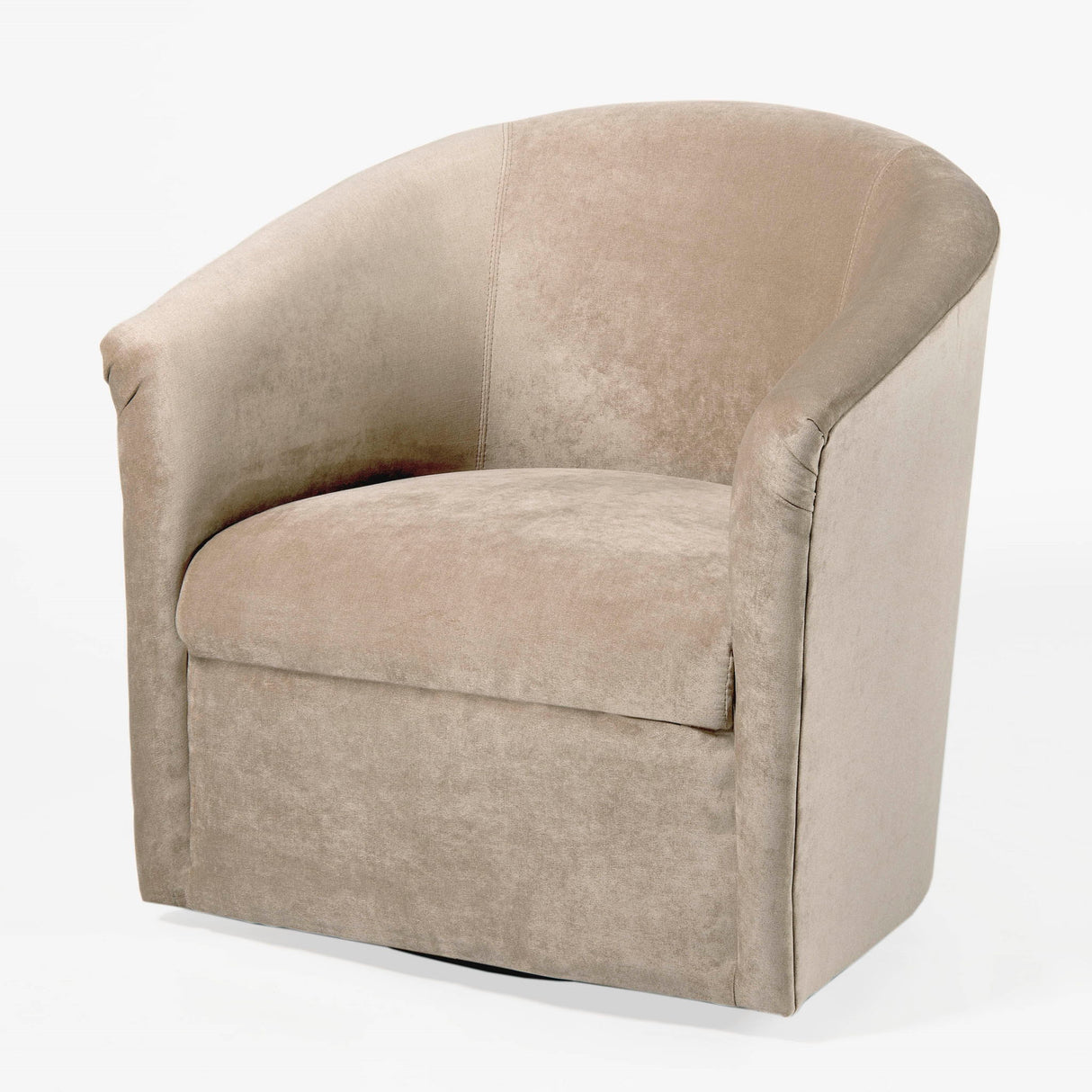 Eden - Swivel Chair With Microfiber Upholstery And Hardwood Frame