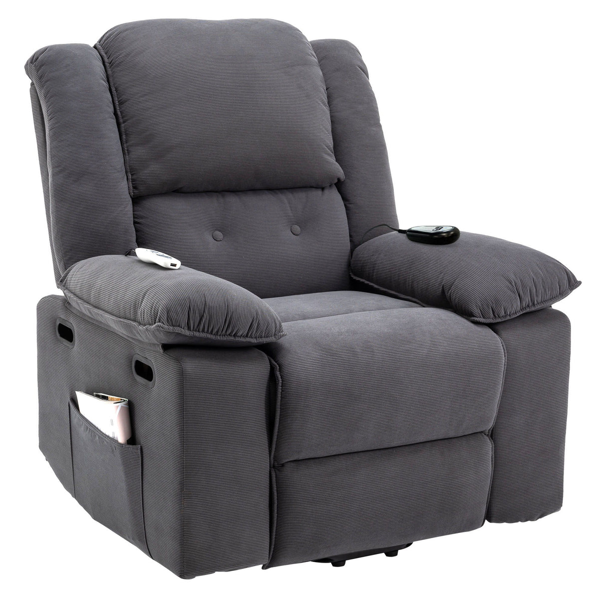 Massage Recliner Power Lift Chair With Adjustable Massage And Heating Function
