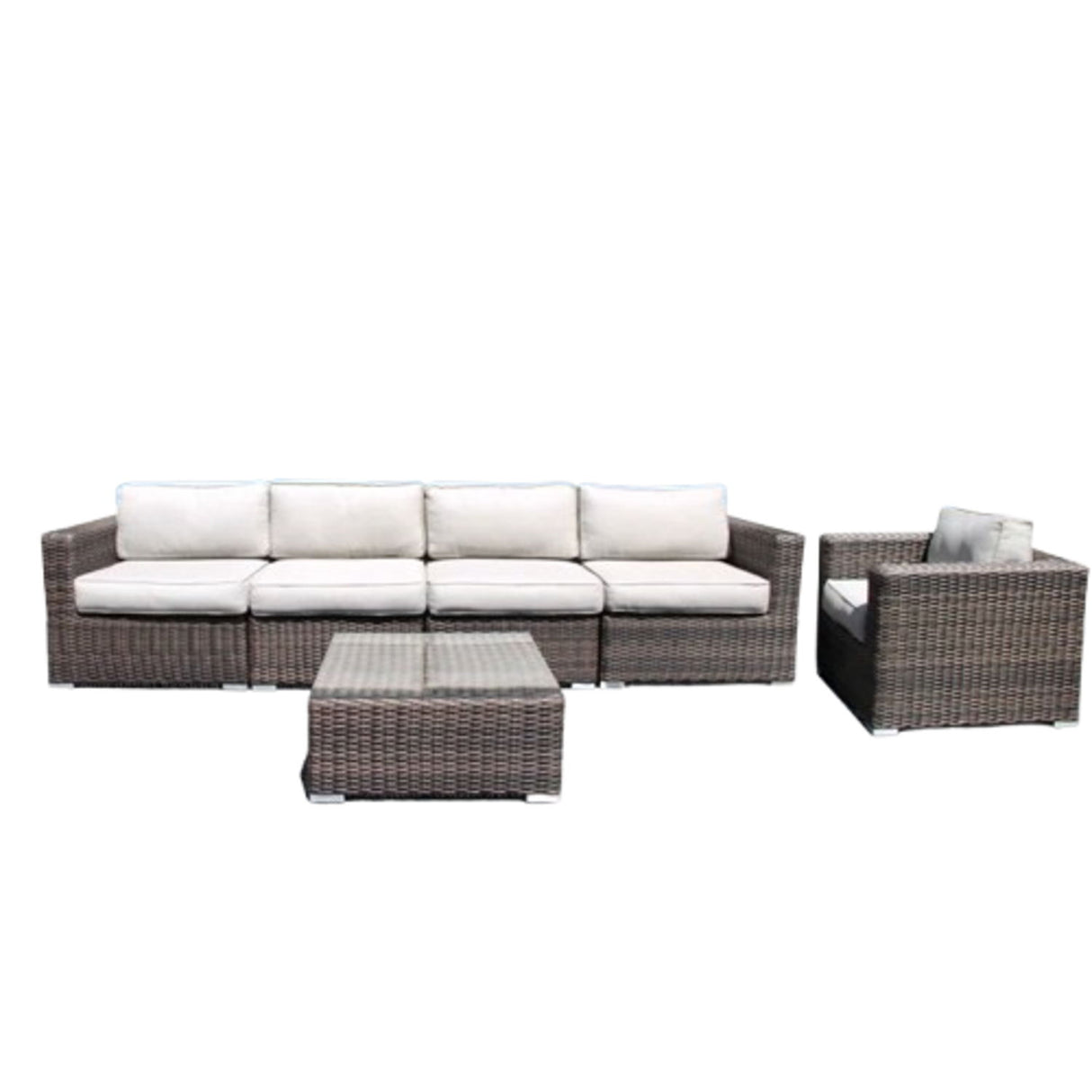 Stylish Wicker Patio Set Table