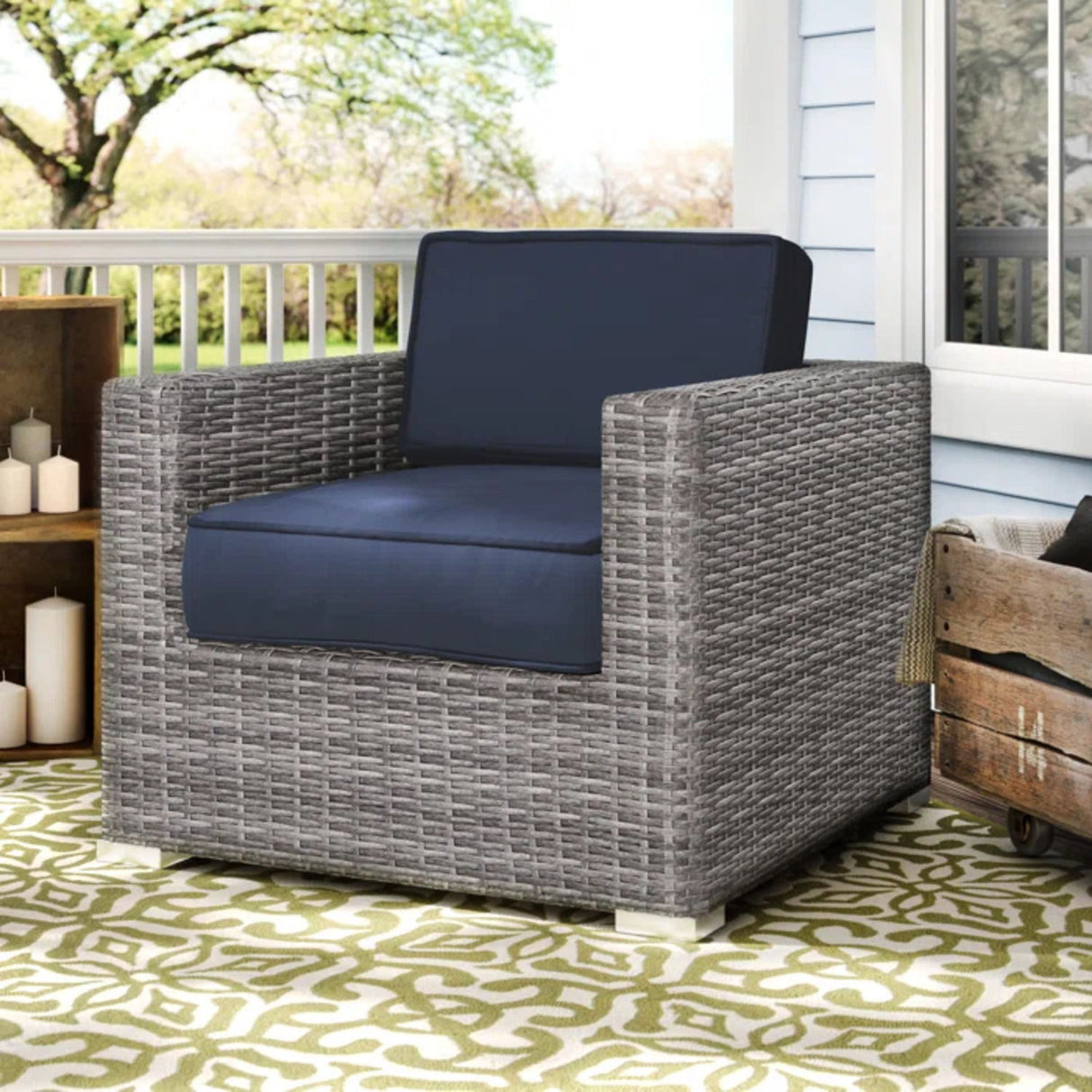 Patio Chair With Cushions Stylish Design