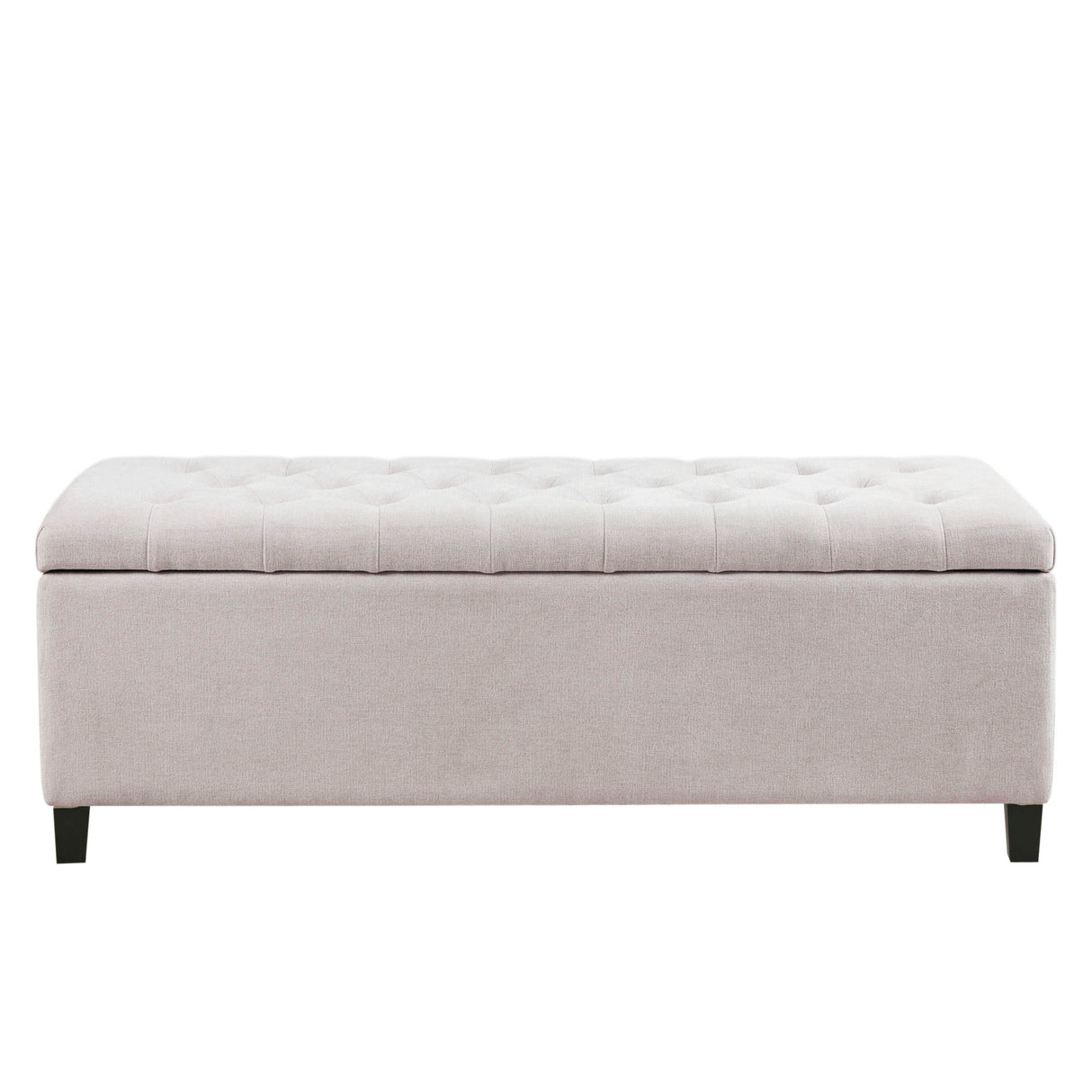 Elegant Design Tufted Top, Soft Close Storage Bench