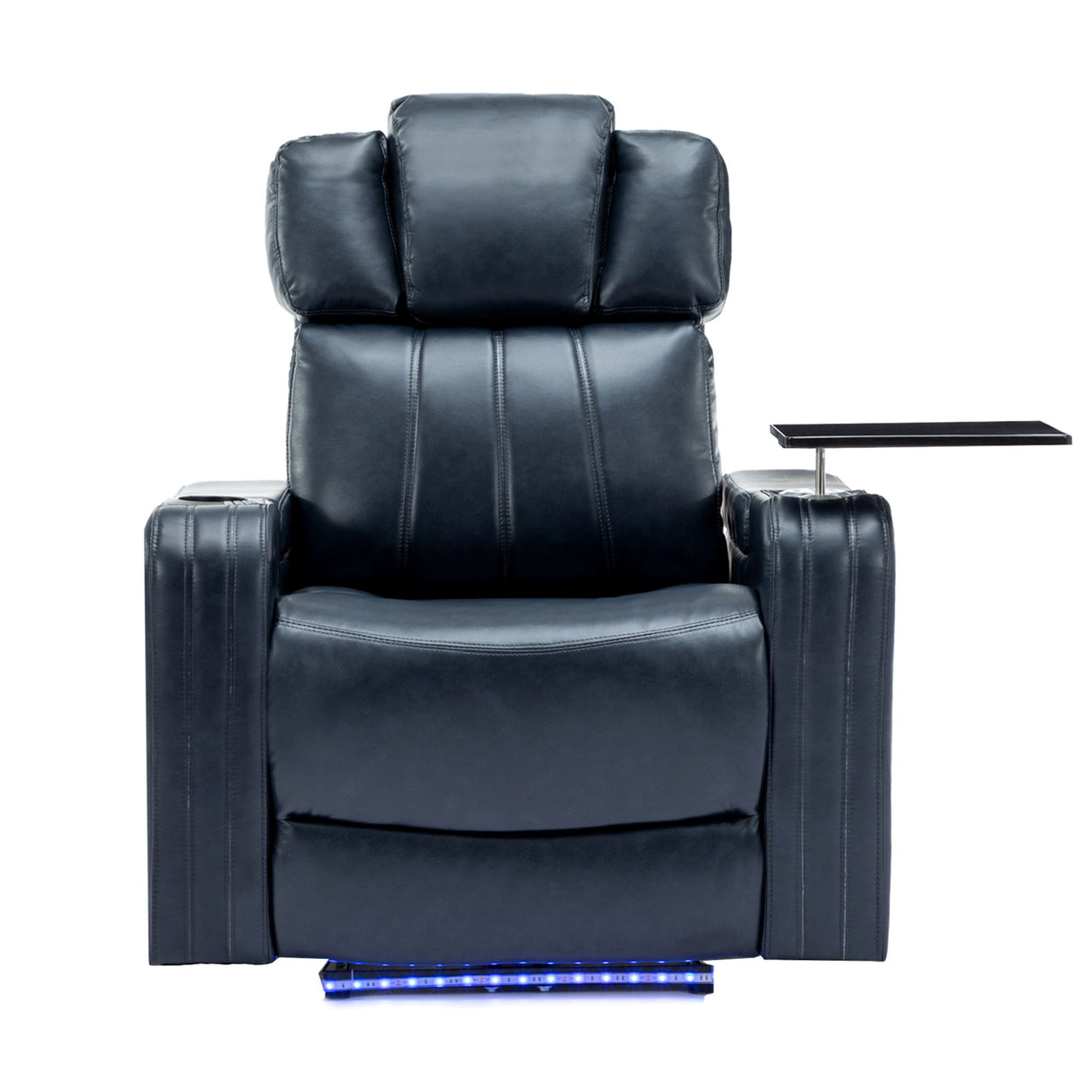 Power Recliner Theater Chair With Cooling Cup Holder, Bluetooth Speaker, LED Lights, USB Ports