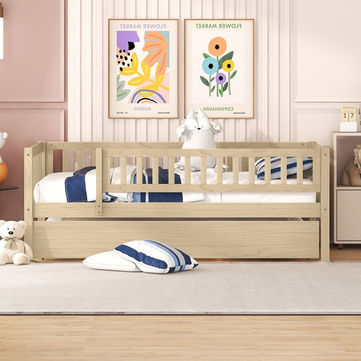 Multi Functional Wooden Daybed Bed