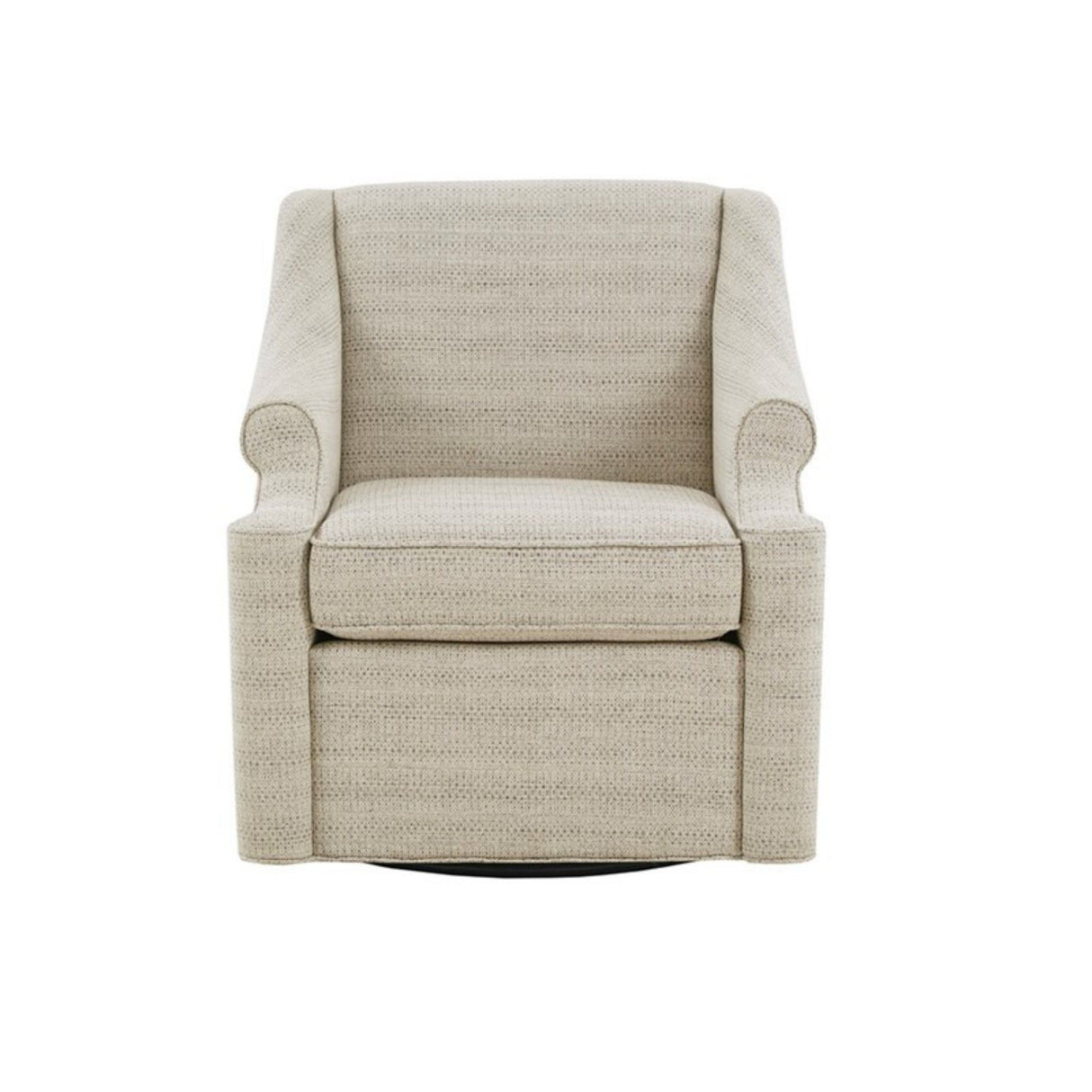 Justin - Swivel Glider Chair With 360 Degree Rotation - Tan