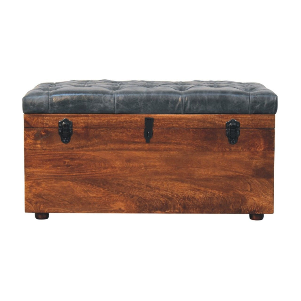 Buffalo - Leather Storage Trunk