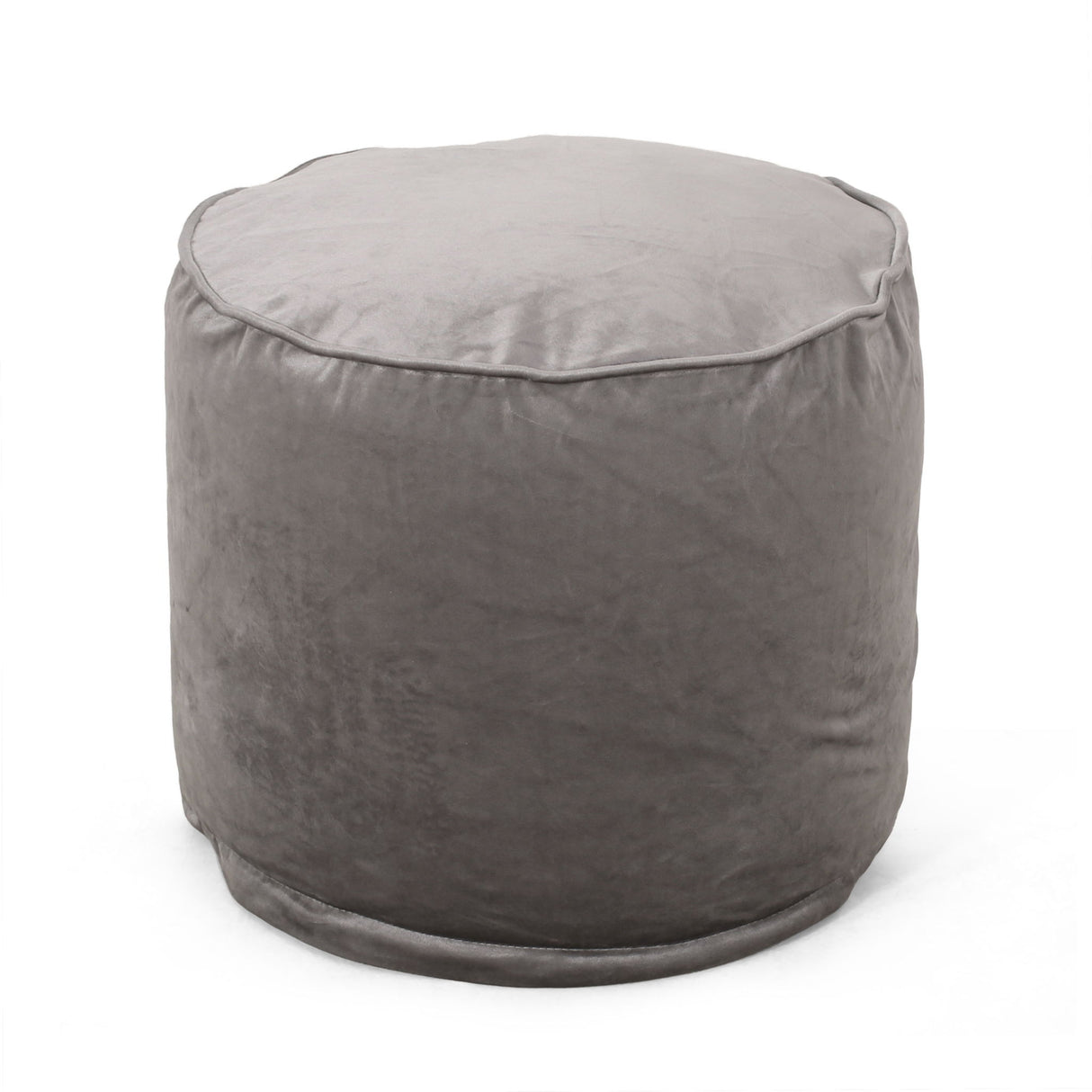 Shimon - Cylinder Pouf Ottoman And Floor Cushion