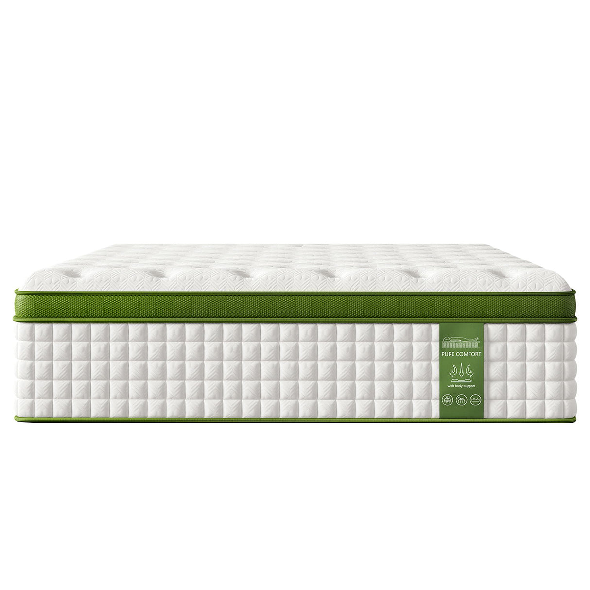 12" Hybrid Mattress With Gel Memory Foam & Pocket Springs