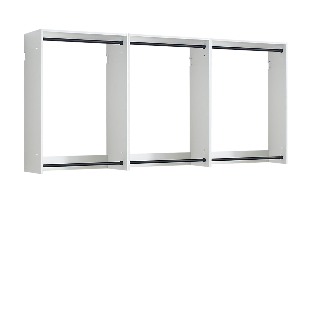 Devi - Wall Mounted Wood Closet System, Modular Units