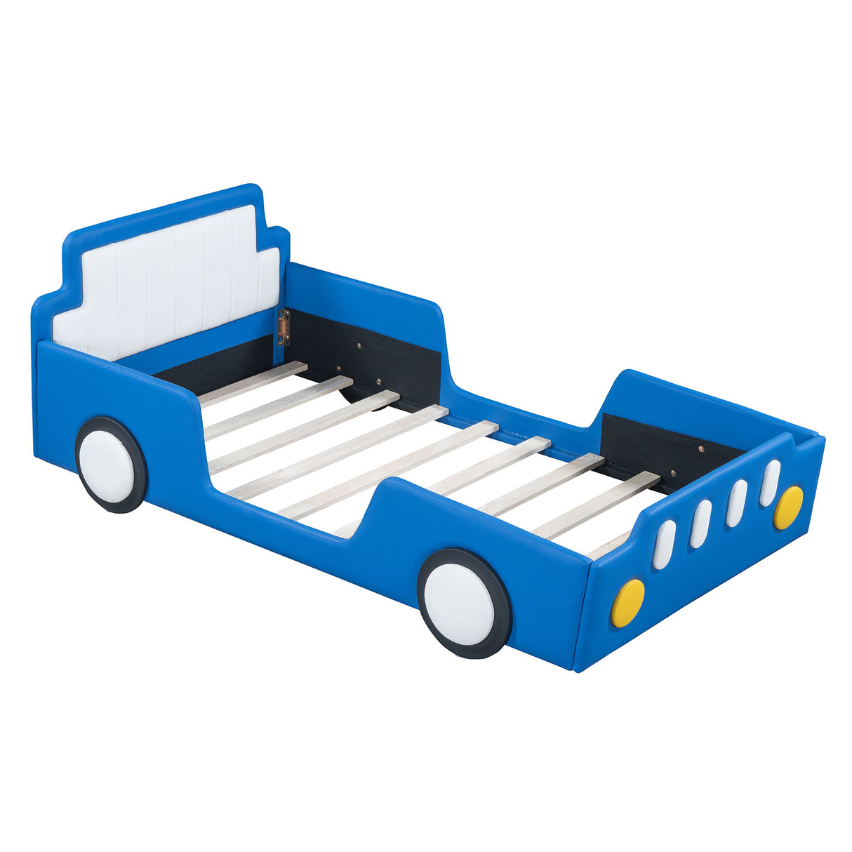 Race Car Shaped Platform Bed With Wheels