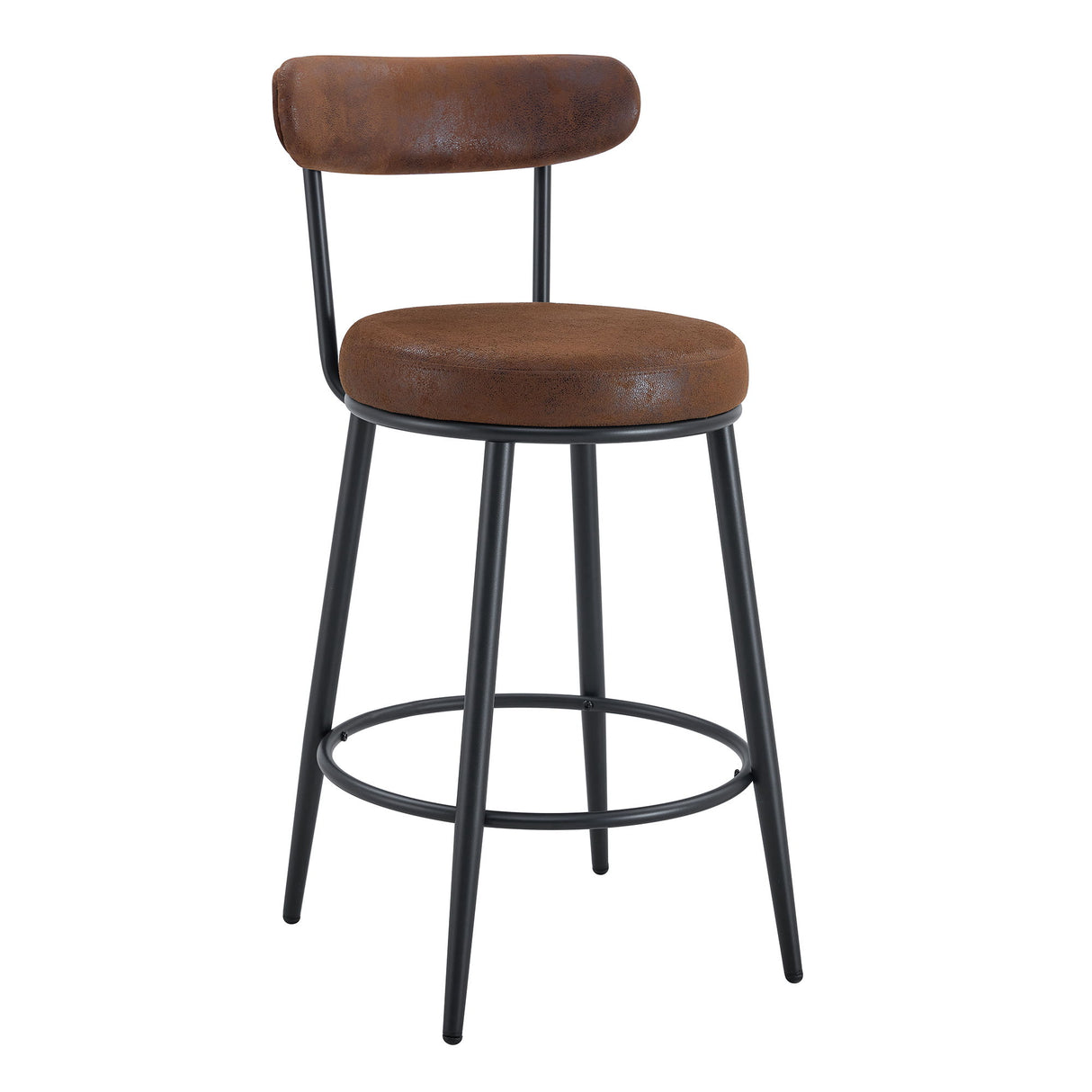 Fashionable Ergonomic High Legged Bar Chairs (Set of 2)