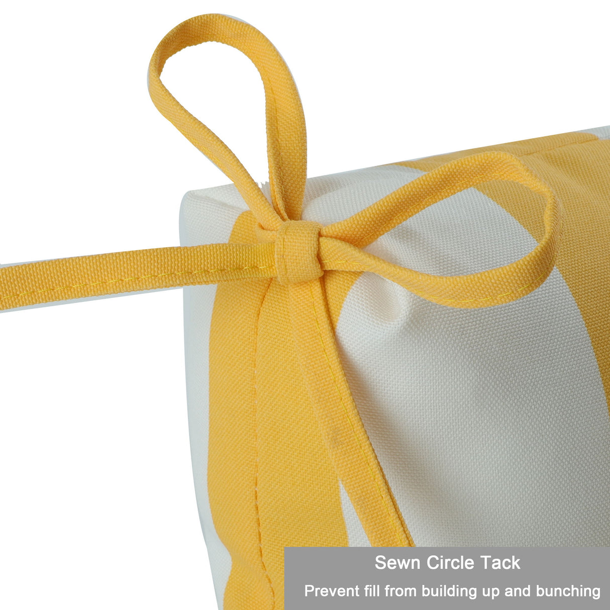 2 Piece High Back Patio Chair Cushion Set, Tufted Adirondack And Rocking Chair Cushions