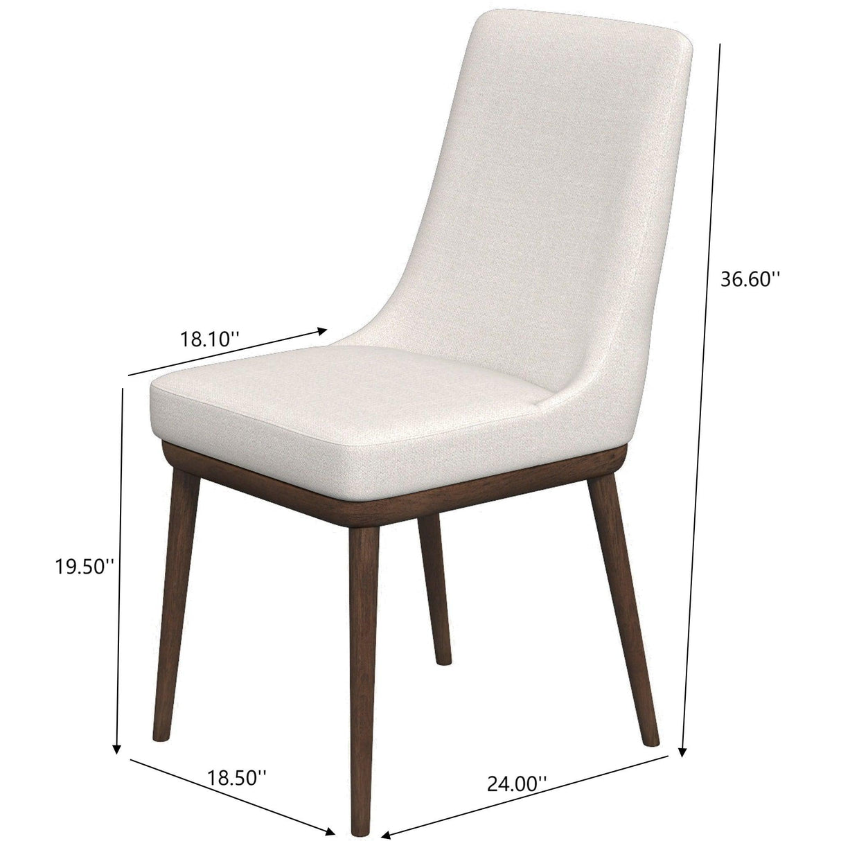 Kate - Mid-Century Modern Dining Chair (Set of 2)