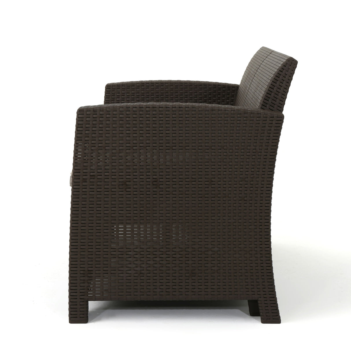 Outdoor Wicker Club Chair With Water Resistance