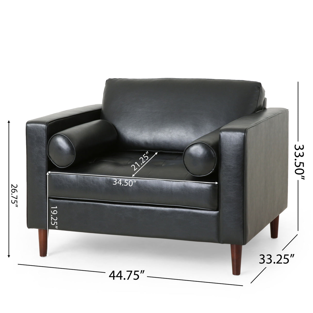 Sophisticated Club Chair With Relaxing Comfor