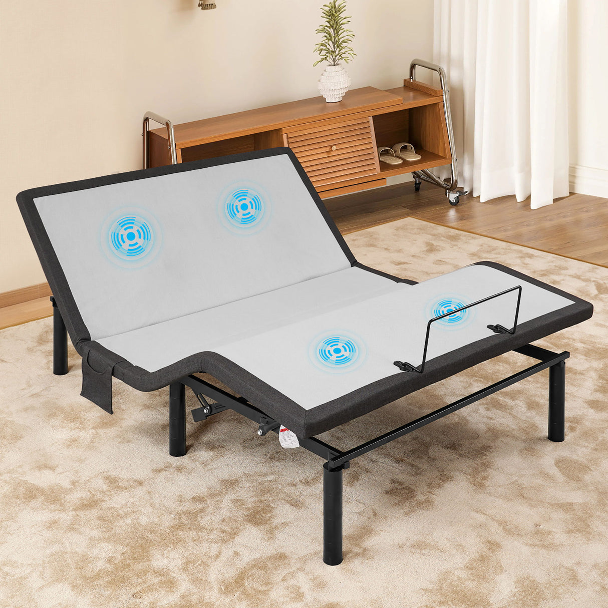 Ergonomic Adjustable Bed, Zero Gravity Base