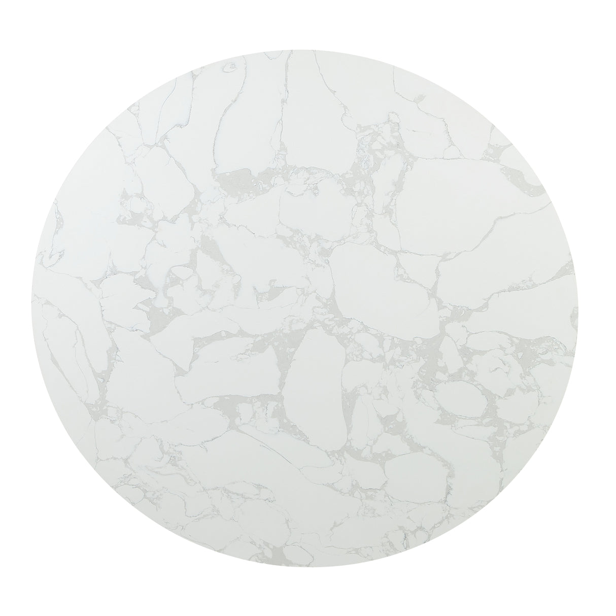 Clayten - Around Dining Table - Marble / Espresso