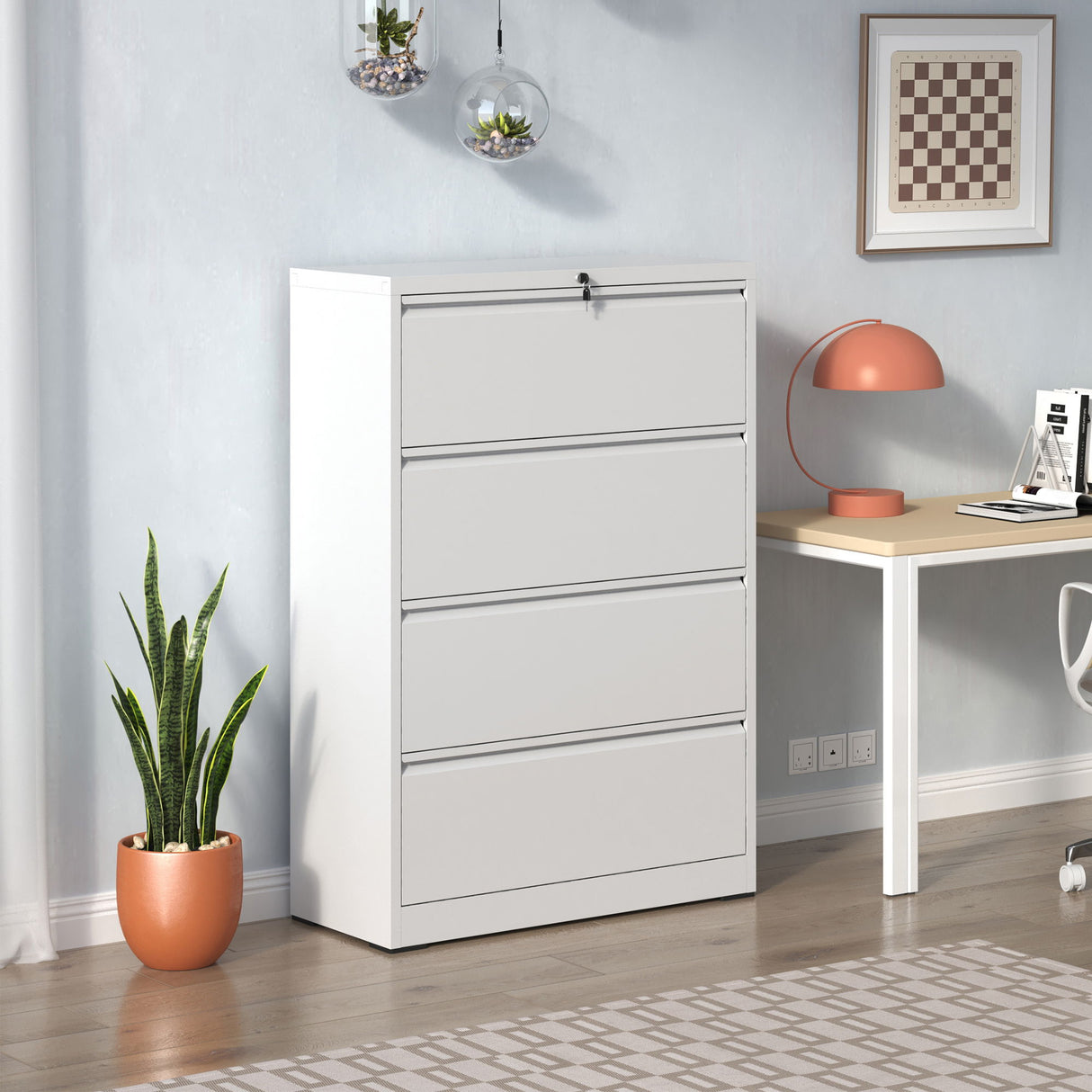 Premium Drawer Metal Lateral File Cabinet With Lock