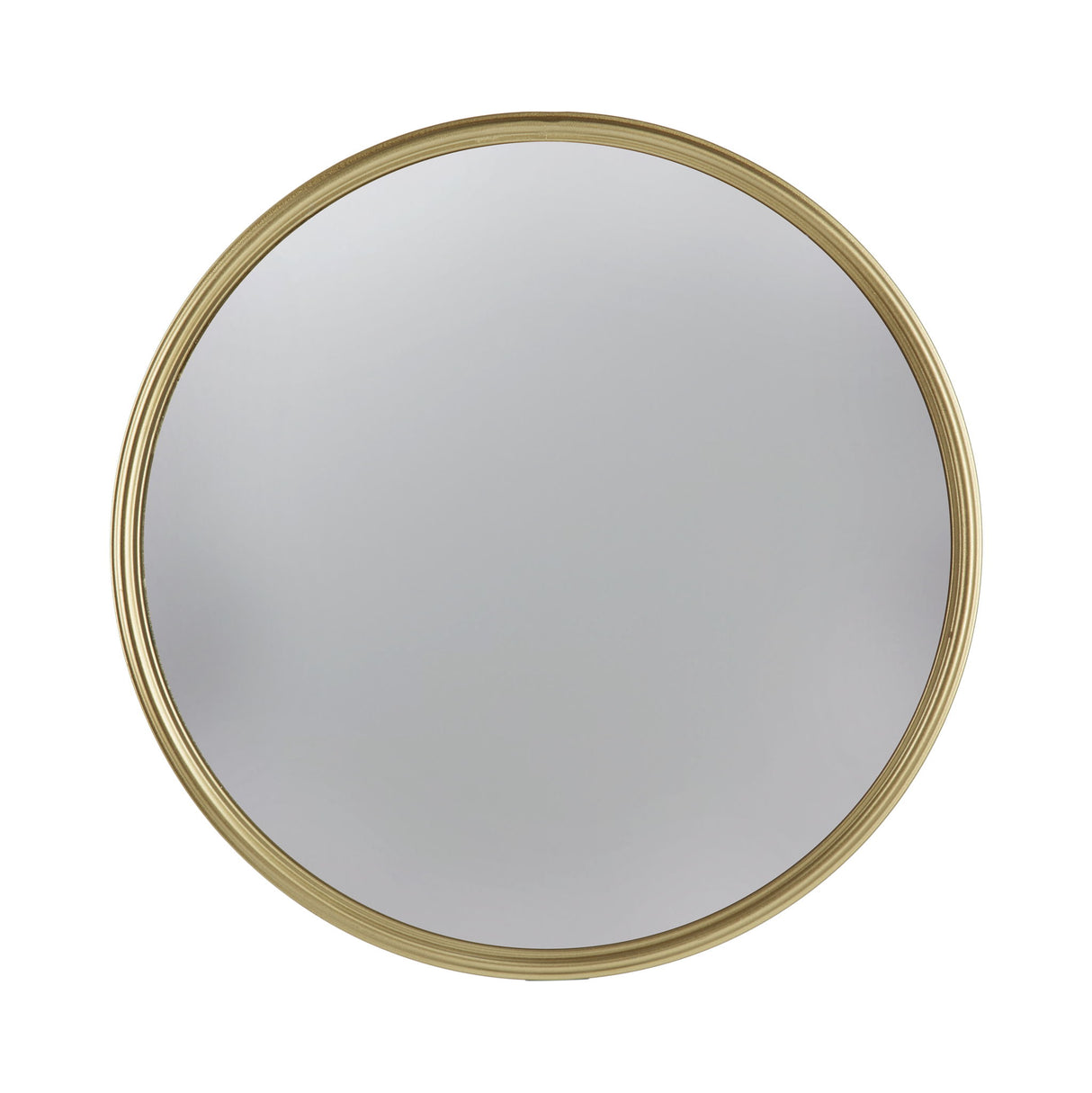 Round Mirror, Circle Mirror With Iron Frame For Living Room Bedroom Vanity Entryway Hallway