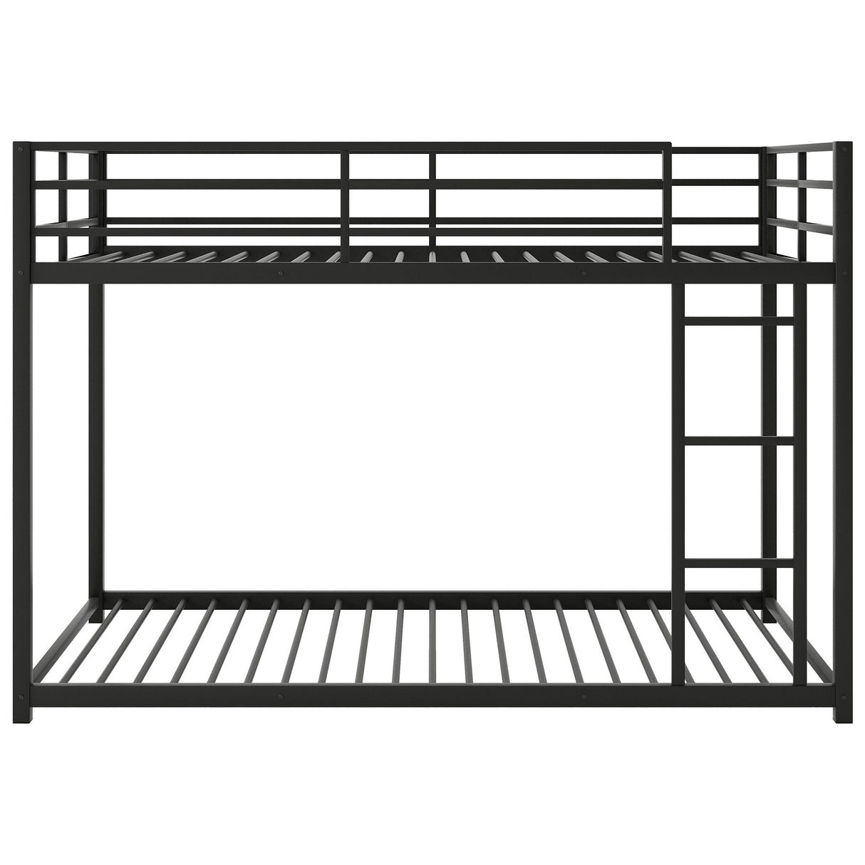 Metal Bunk Bed, Low Bunk Bed With Ladder