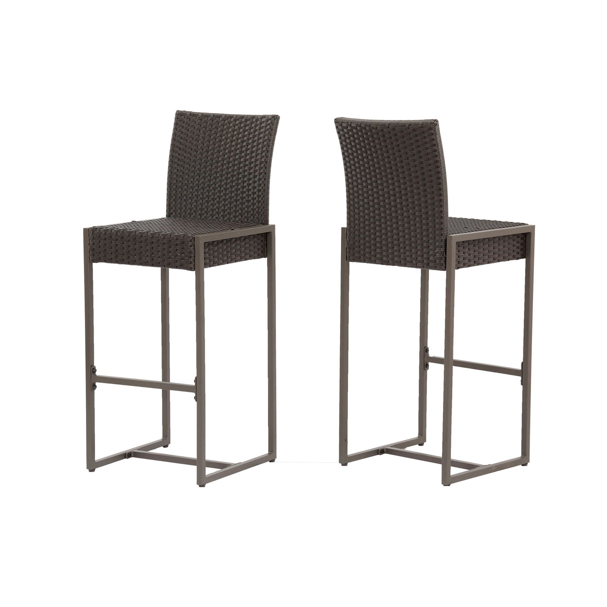 Outdoor Barstool With Hand Crafted Details (Set of 2)
