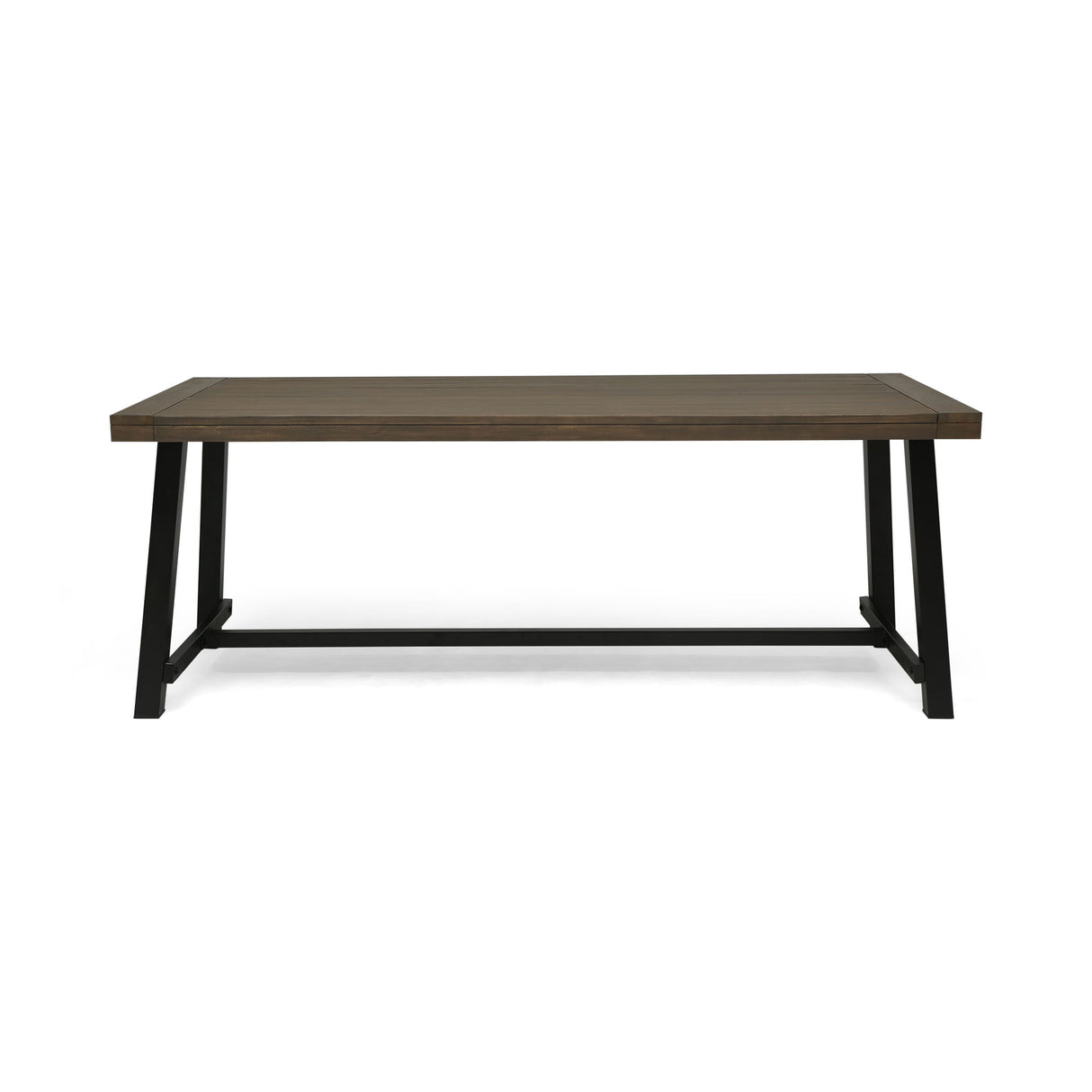 Outdoor Dining Table - Gray / Rustic Metal