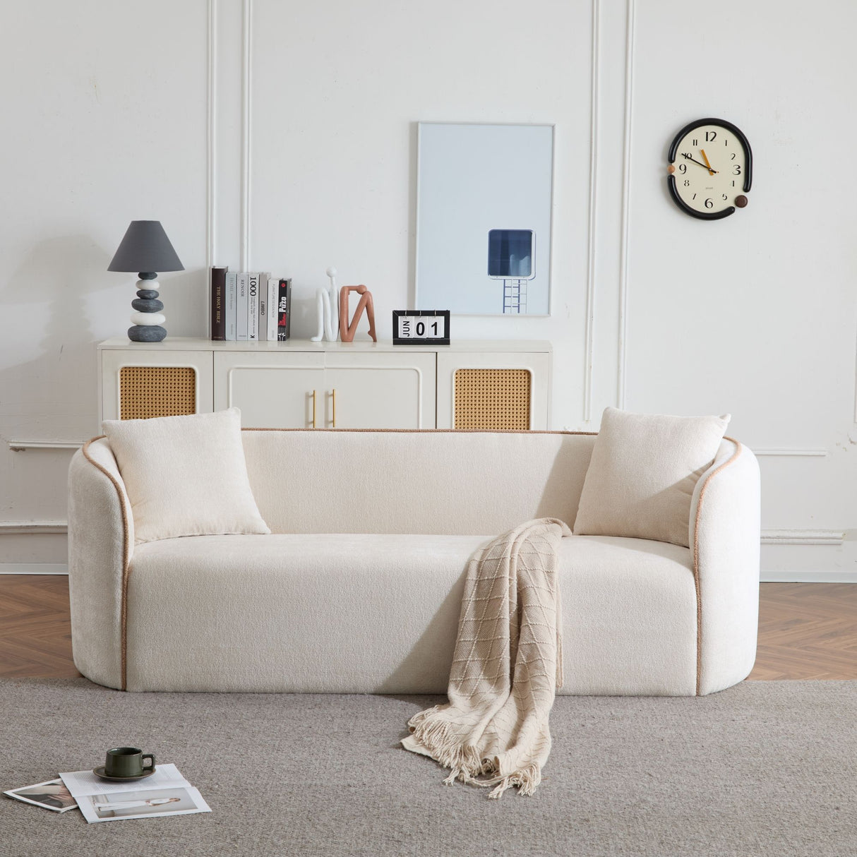 Coral - Curved Sofa, 3 Seater